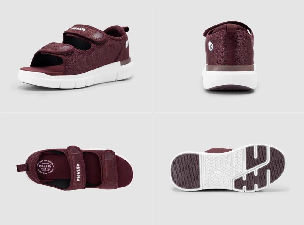 FitVille Women's EasyTop Recovery Sandal V3 - 7