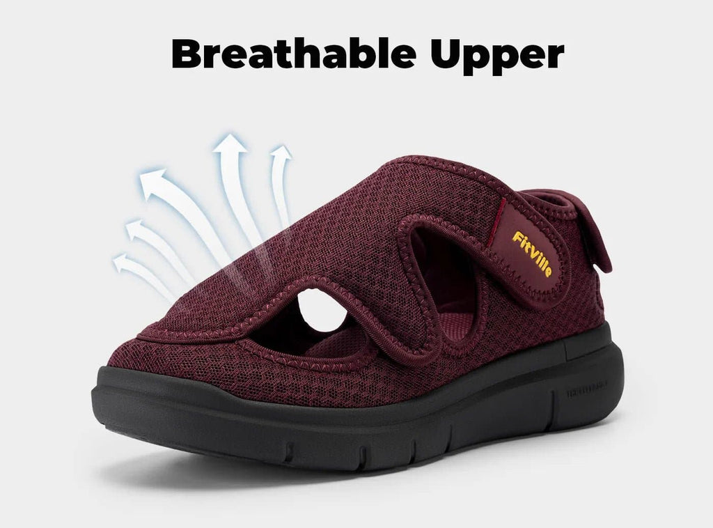 FitVille Women's EasyTop Recovery Sandal V5 - 15