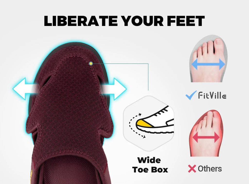 FitVille Women's EasyTop Recovery Sandal V5 - 11