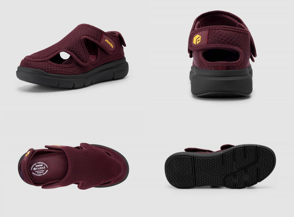 FitVille Women's EasyTop Recovery Sandal V5 - 17