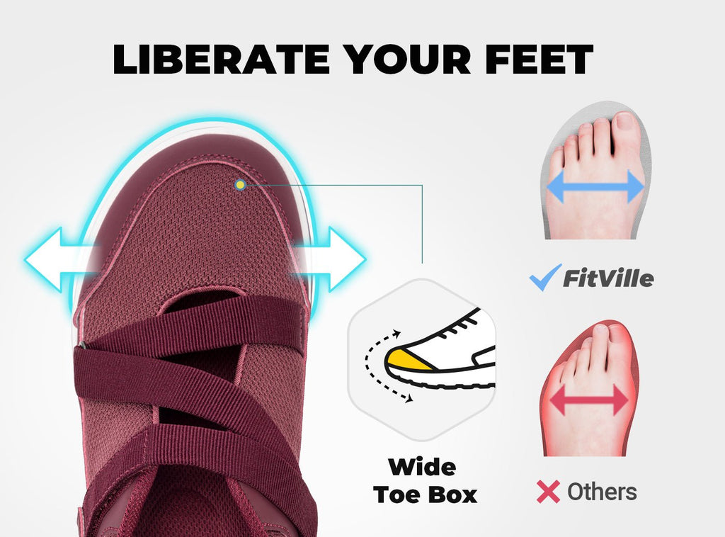 FitVille Women's EasyTop StrapEase Diabetic Shoes V11 - 23