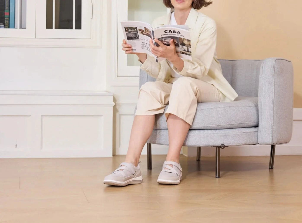 FitVille Women's EasyTop StrapEase Diabetic Shoes V11 - 22