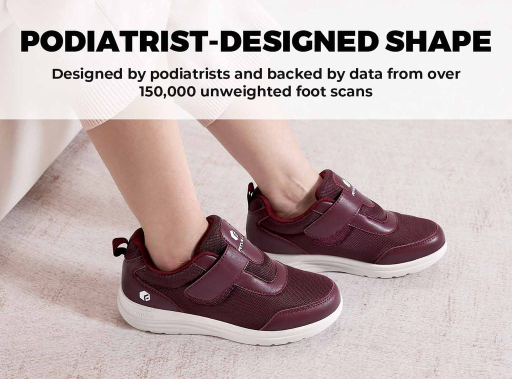 FitVille Women's EasyTop StrapEase Diabetic Shoes V4 - 8