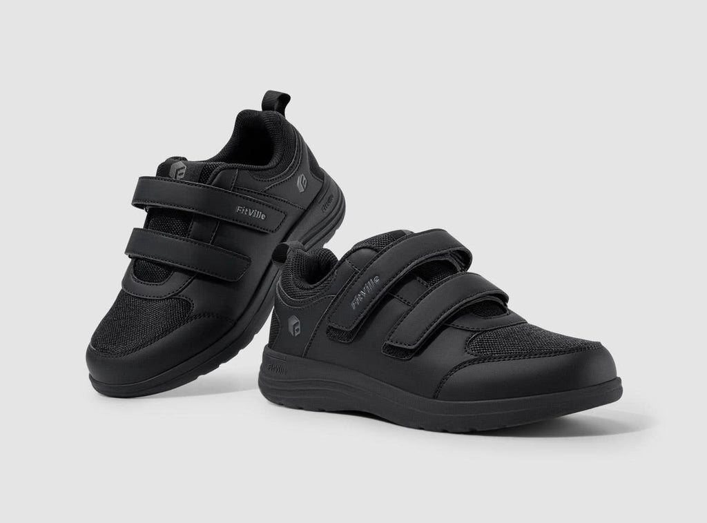 FitVille Women's EasyTop StrapEase Diabetic Shoes V6 - 17