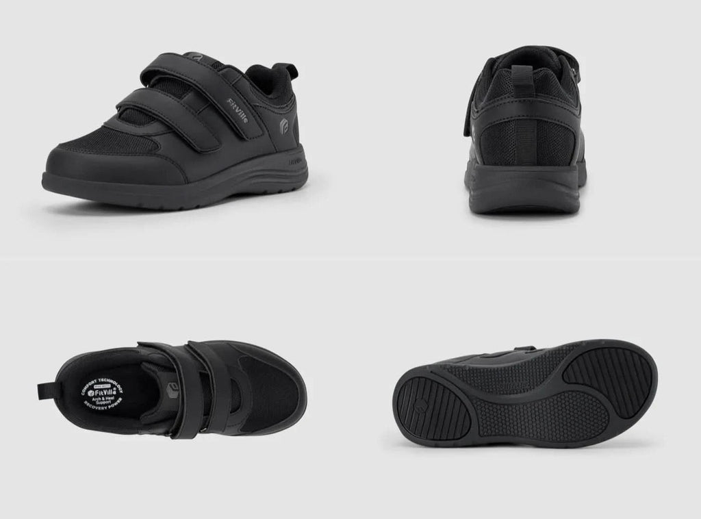 FitVille Women's EasyTop StrapEase Diabetic Shoes V6 - 16