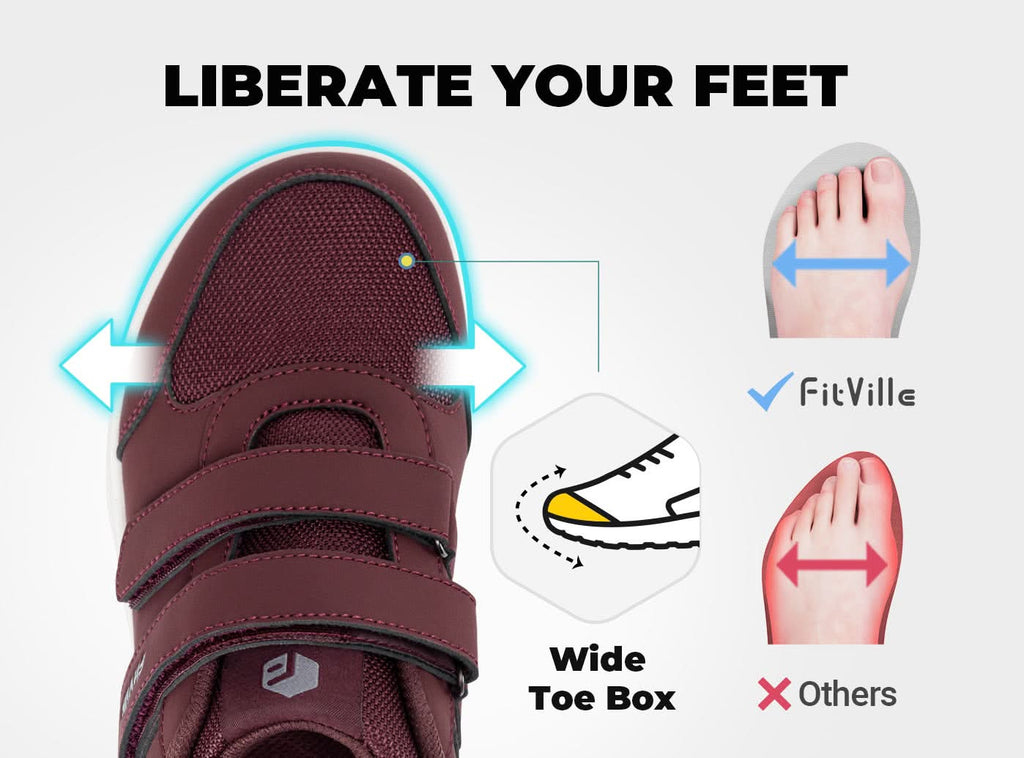 FitVille Women's EasyTop StrapEase Diabetic Shoes V6 - 19