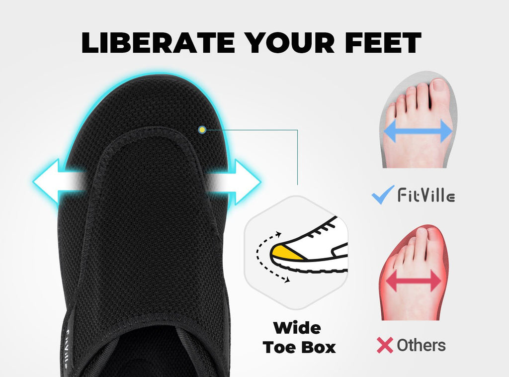 FitVille Women's EasyTop Wings Diabetic Shoes V2 - 11