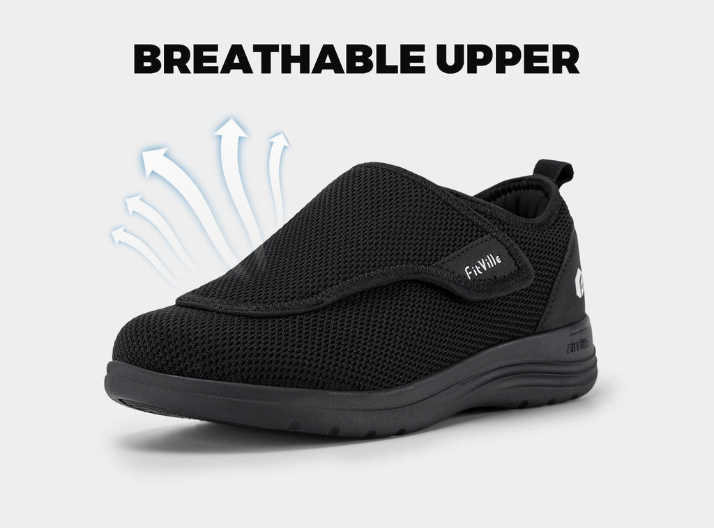 FitVille Women's EasyTop Wings Diabetic Shoes V2 - 14