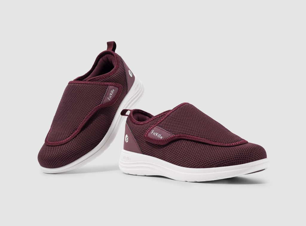 FitVille Women's EasyTop Wings Diabetic Shoes V2 - 8