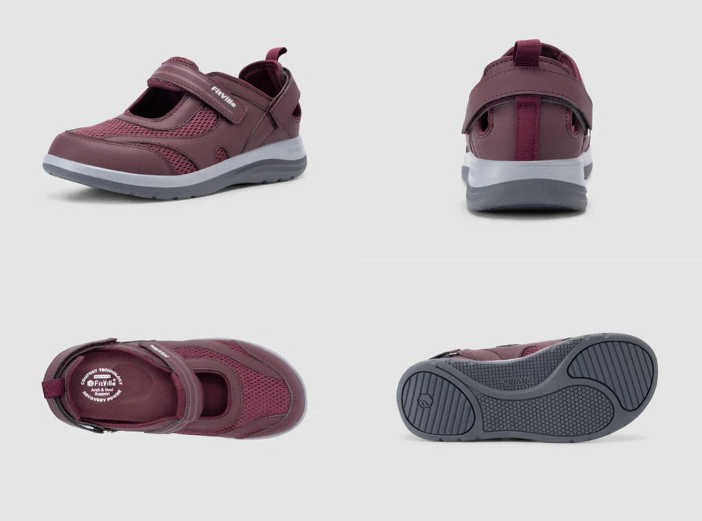 FitVille Women's FlexiWalk Mary Jane Sandal V1 - 9