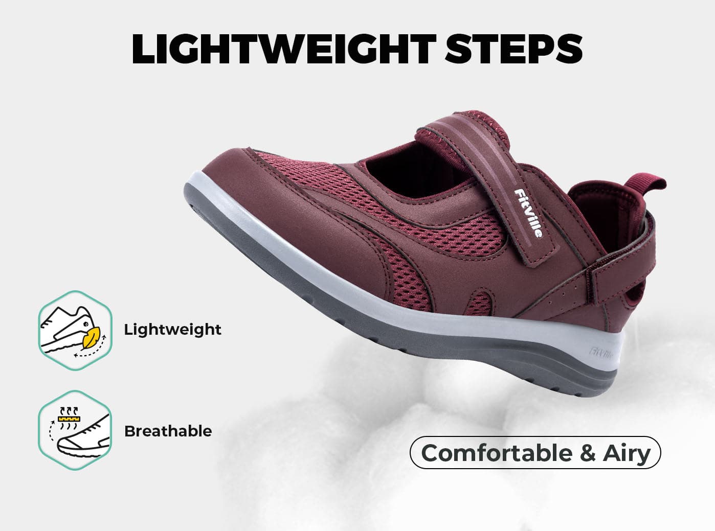 FitVille Women's FlexiWalk Mary Jane Sandals V1 | Arch Support
