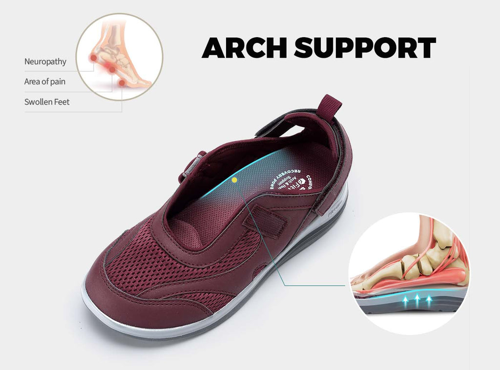 FitVille Women's FlexiWalk Mary Jane Sandal V1 - 5