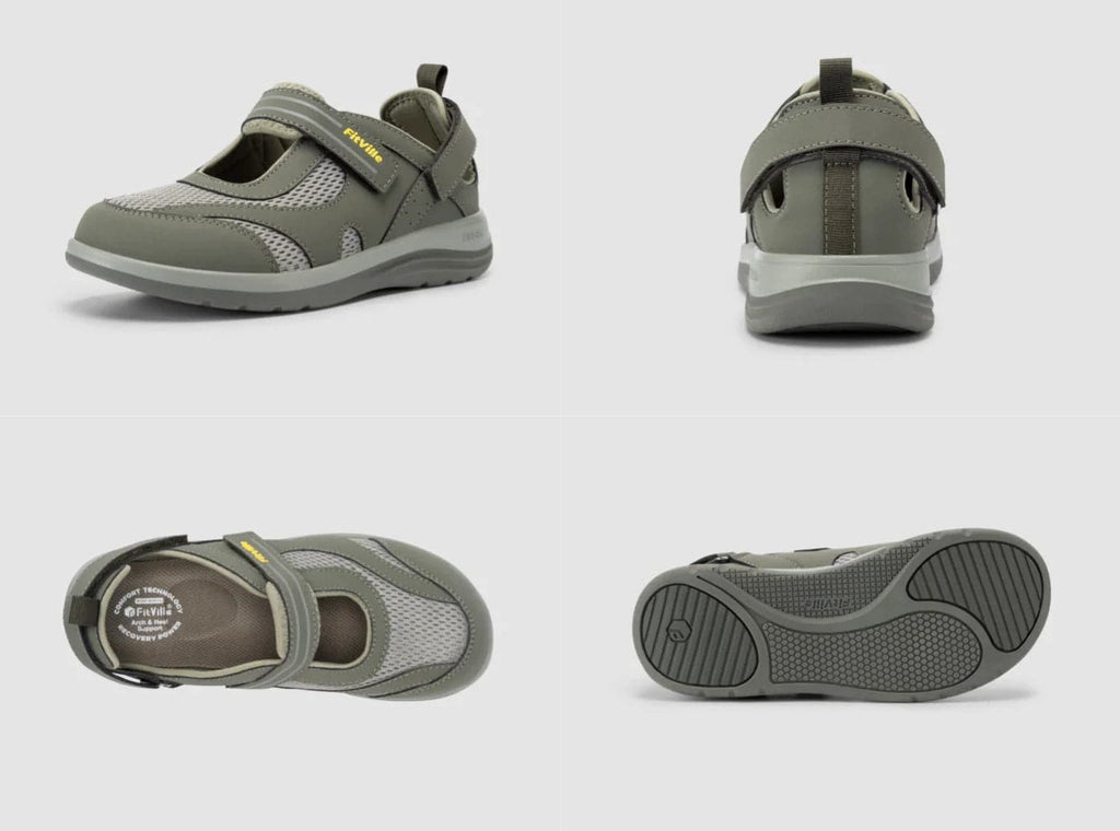 FitVille Women's FlexiWalk Mary Jane Sandal V1 - 19