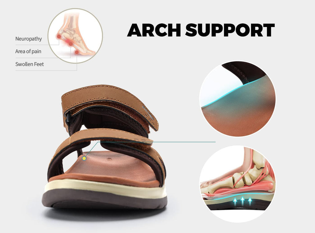 FitVille Women's FlexiWalk Sandal V1 - 5