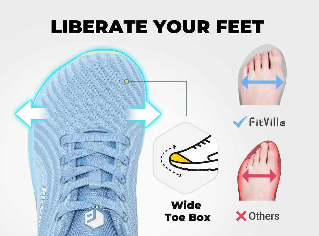 FitVille Women's FlowCore Running Shoes V2 - 11