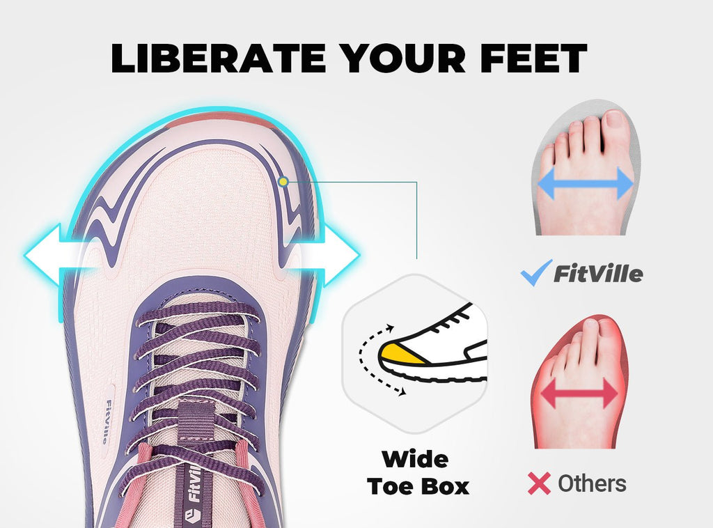 FitVille Women's FlowCore Running Shoes V6 - 23