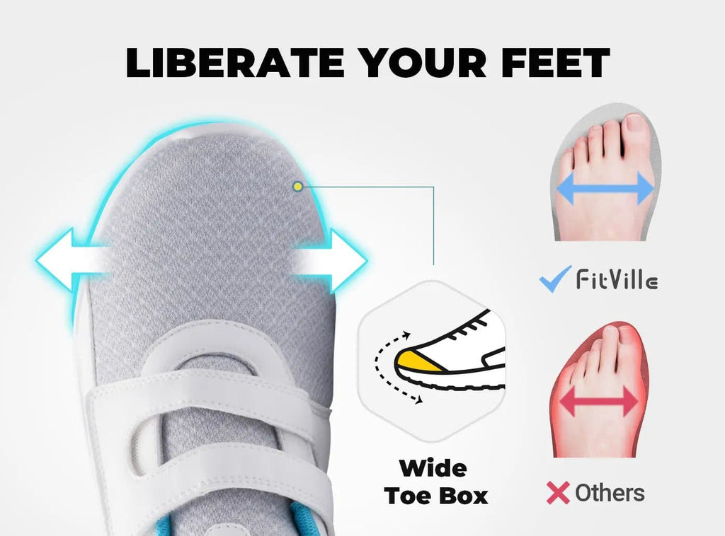 FitVille Women's LightStride Walking Shoes V3 - 3