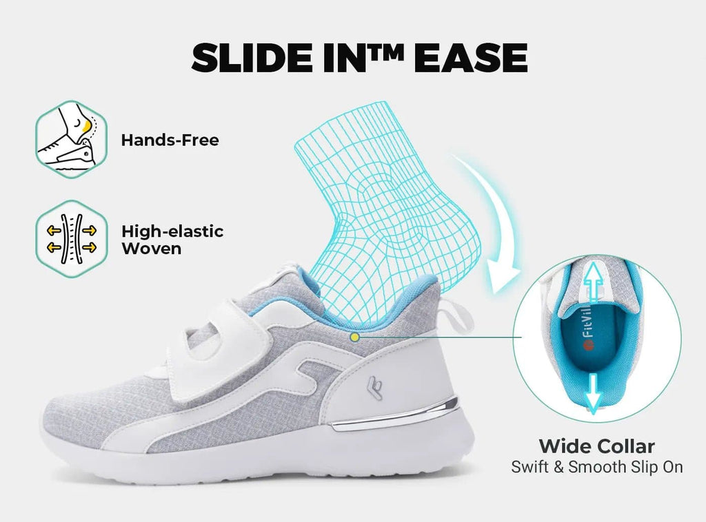 FitVille Women's LightStride Walking Shoes V3 - 4