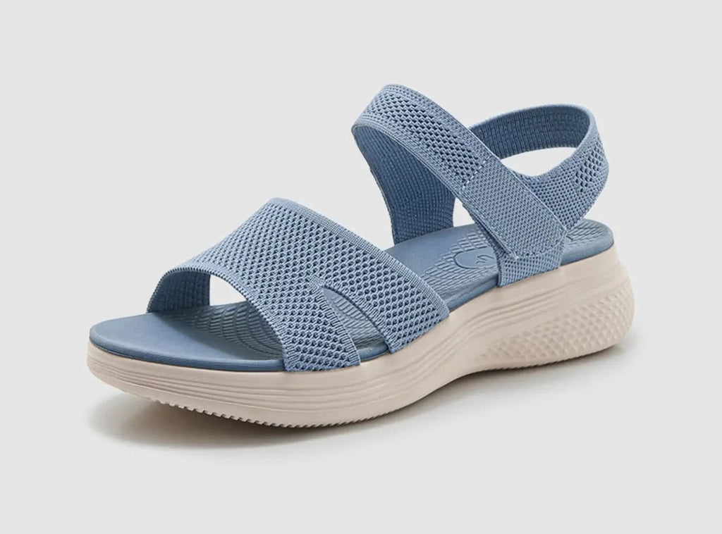 FitVille Women's Platform Mesh Sandals - 1