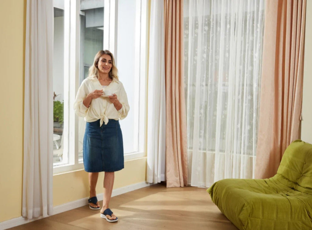 FitVille Women's Queenesque Flip Flop V1 - 32