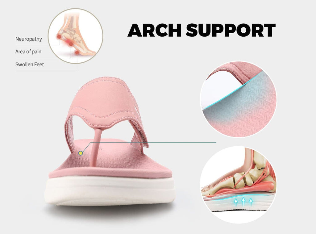 FitVille Women's Queenesque Flip Flop V1 - 15