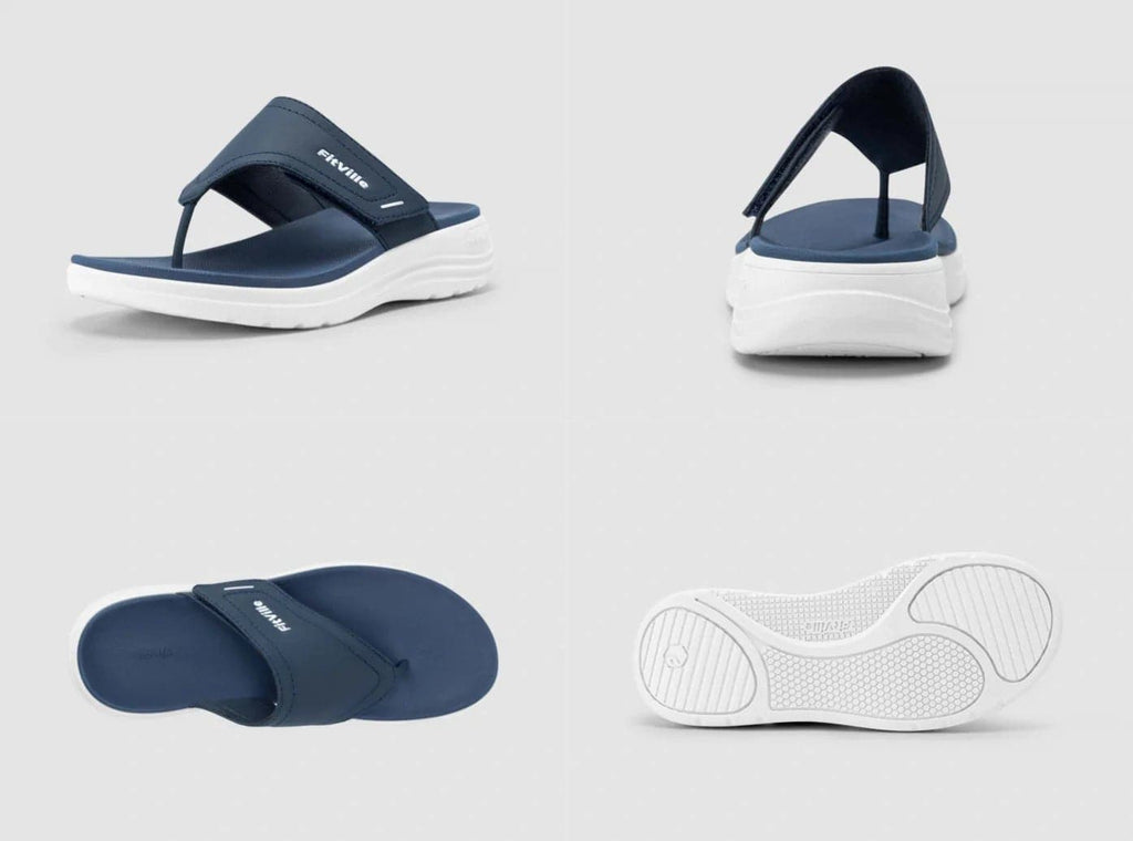 FitVille Women's Queenesque Flip Flop V1 - 39