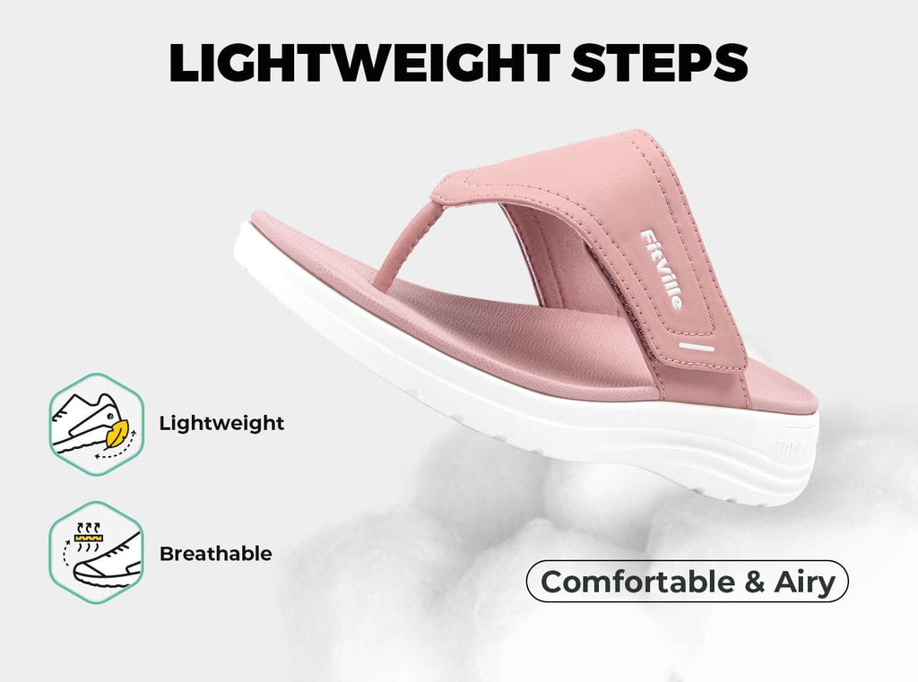 FitVille Women's Queenesque Flip Flop V1 - 36