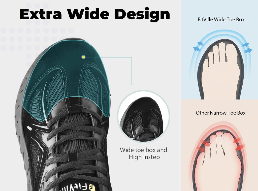 FitVille Women's Rebound Core Walking Shoes V1 - 18