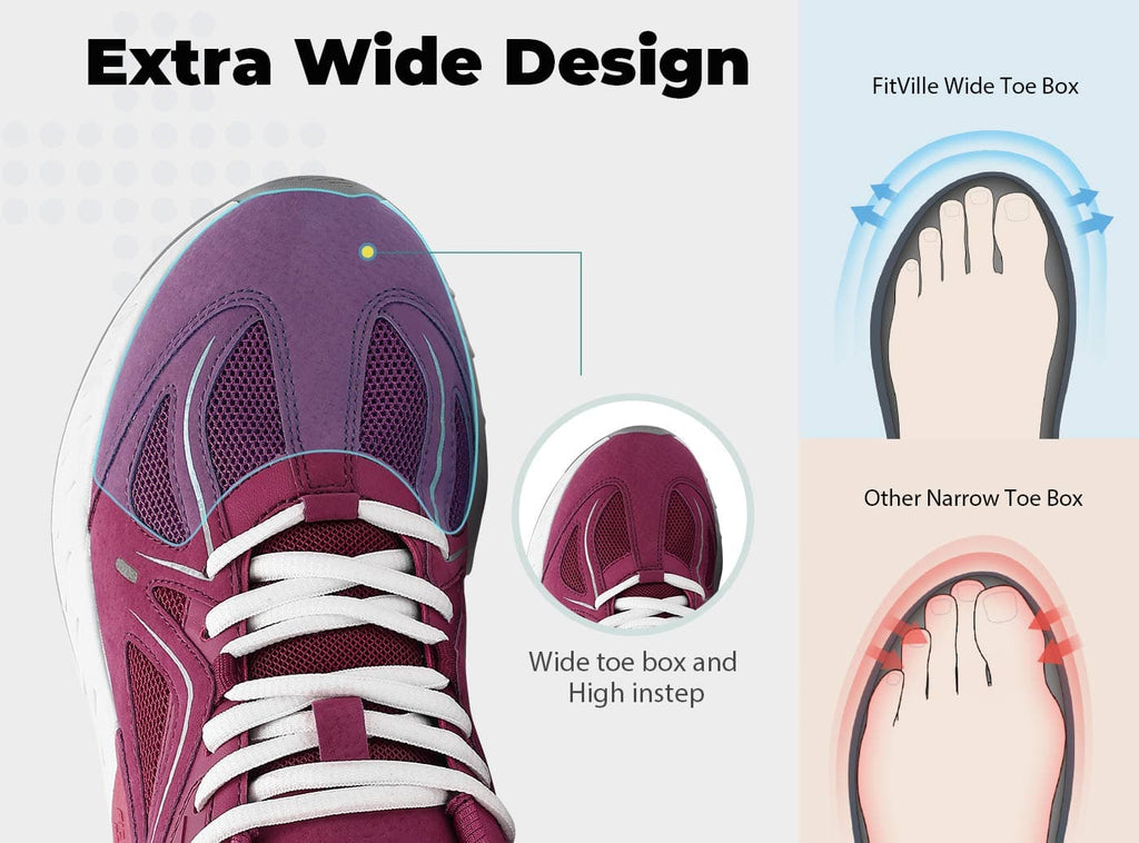 FitVille Women's Rebound Core Walking Shoes V1 - 3