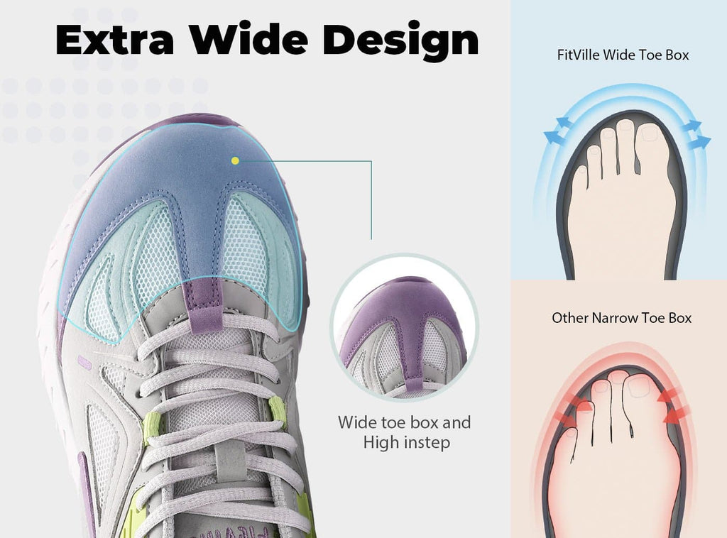 FitVille Women's Rebound Core Walking Shoes V1 - 11