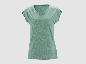 FitVille Women's SoftSway V Tee - 1