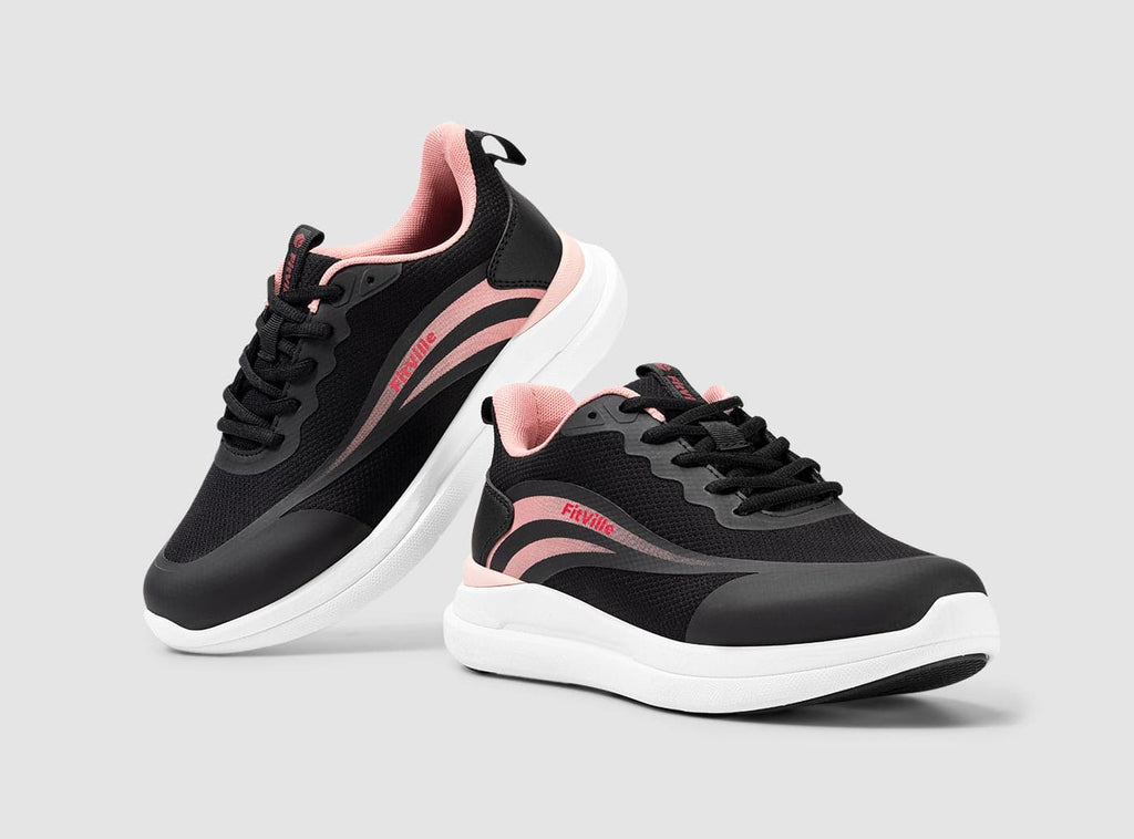 FitVille Women's StepEase Gym Shoes V1 - 9