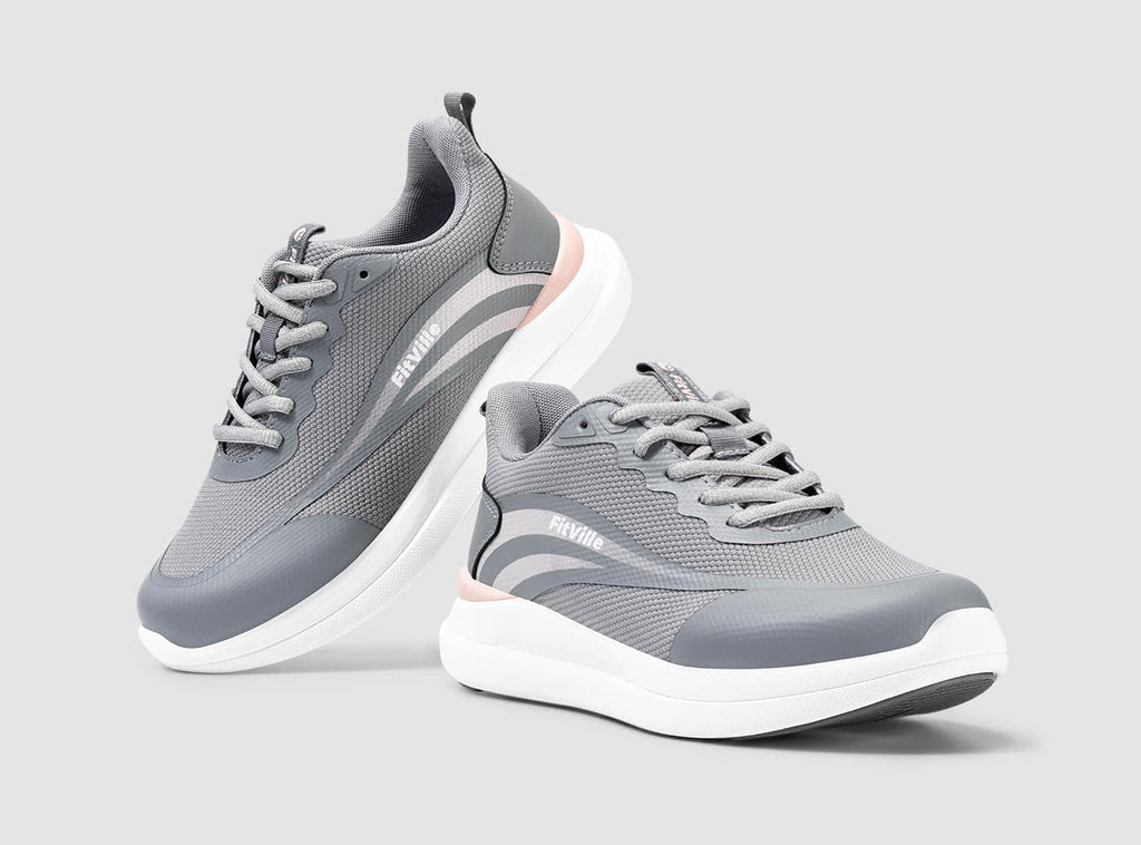 FitVille Women's StepEase Gym Shoes V1 - 26