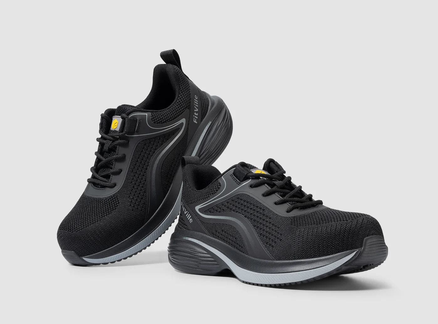 Women s wide TitanToe Composite Toe Sneaker V2 FitVille FitVilleUK