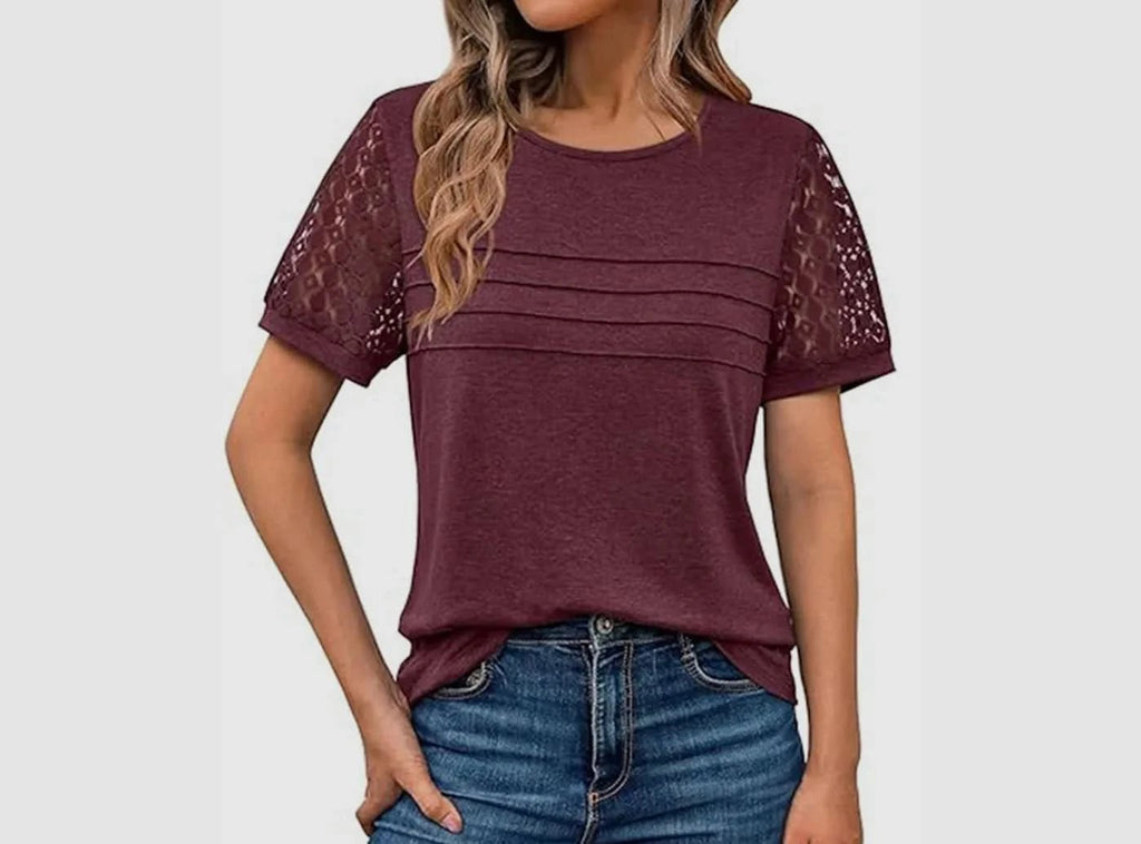 FitVille Women's Vacation Lace Shirt V2 - 4