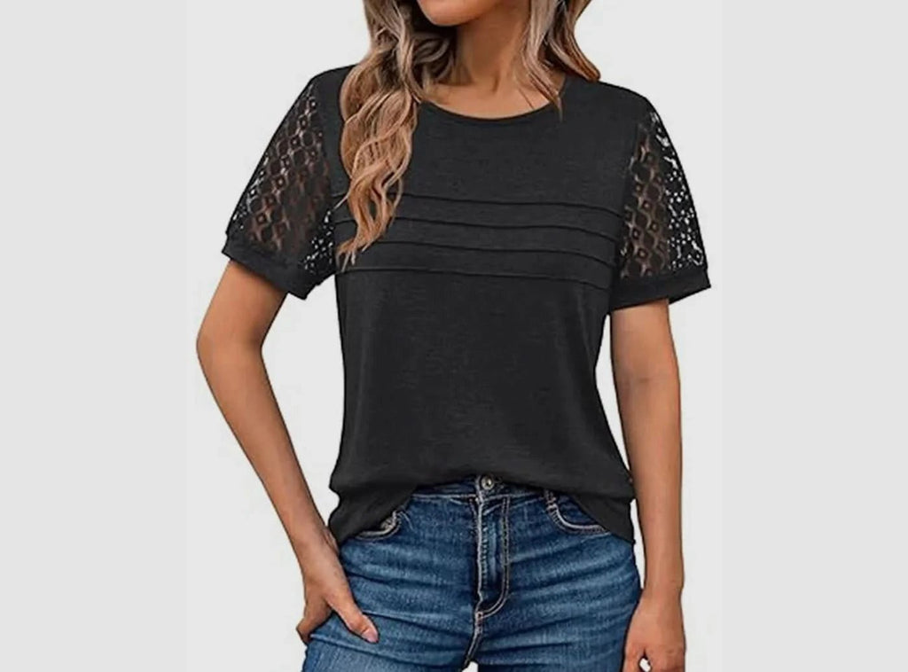 FitVille Women's Vacation Lace Shirt V2 - 1