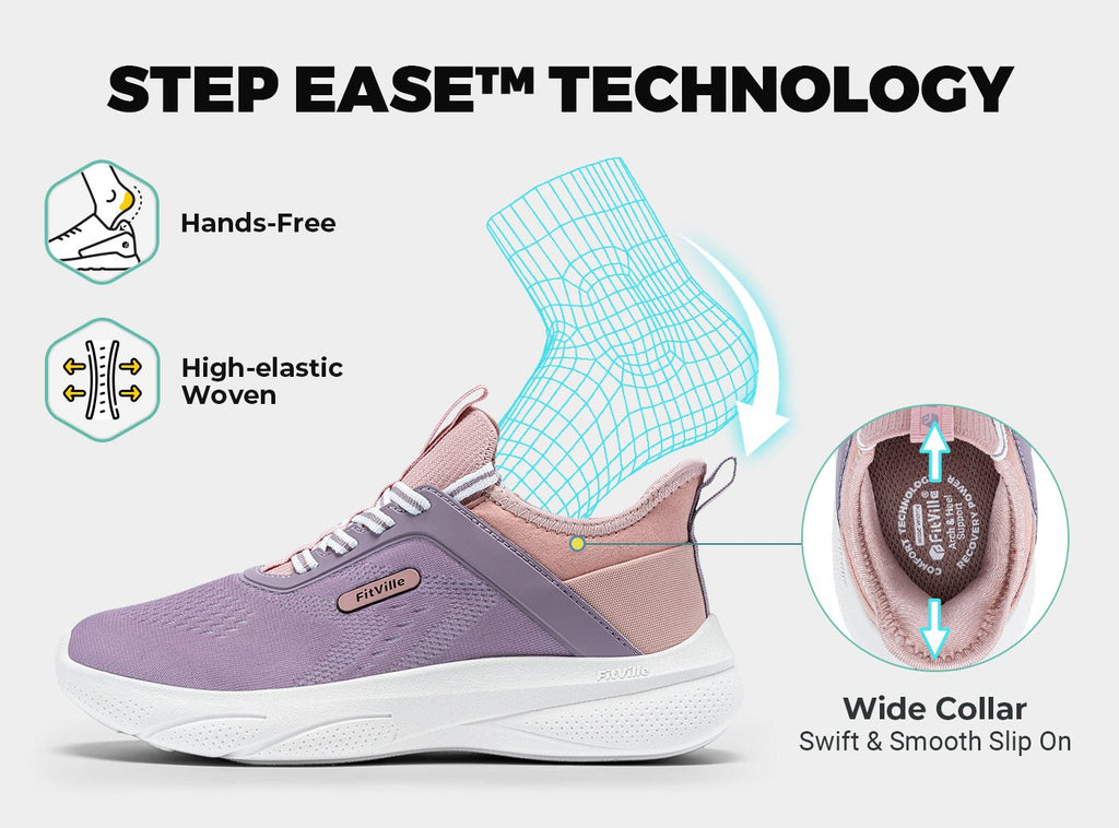 FitVille Women's ZephyrLite Walking Shoes V1 - 3