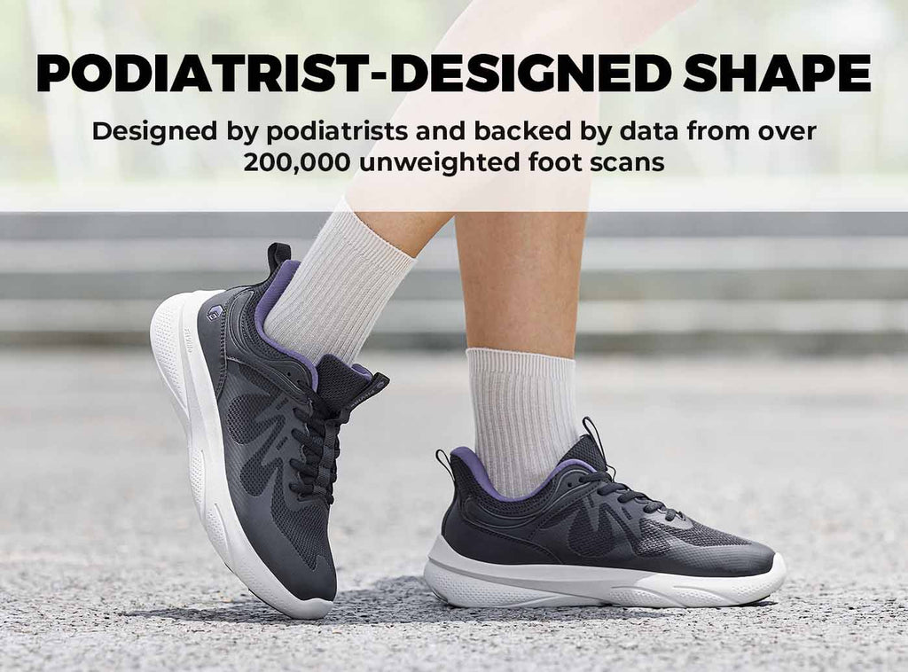 FitVille Women's ZephyrLite Walking Shoes V4 - 8