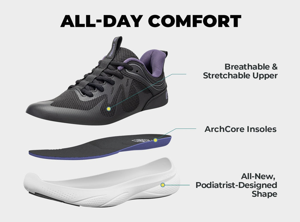 FitVille Women's ZephyrLite Walking Shoes V4 - 24